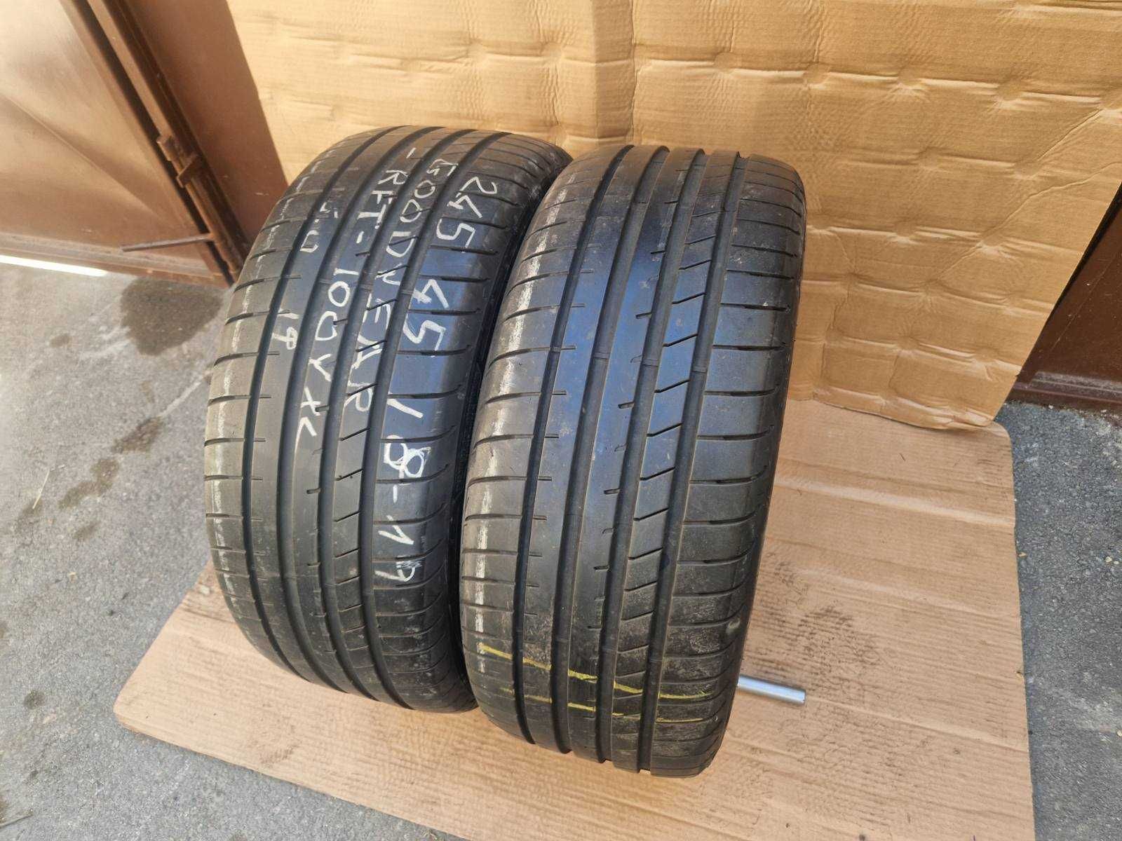 2 Goodyear R18 245/45
летни гуми Runflat 
DOT4319