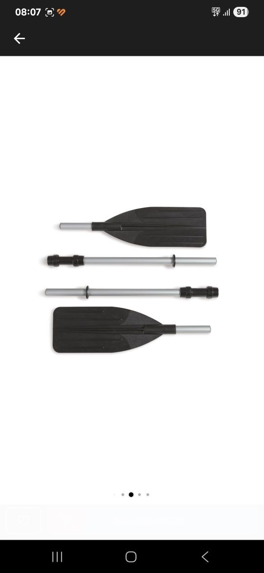 Barca gonflabila Intex Challenger 3 pompa + vasle incluse, 2.95m x 1.3