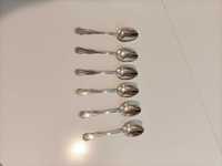 Set de 6 lingurițe din argint masiv, Italia, anii 50