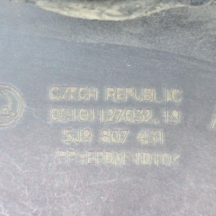 Bara spate completa cu senzori parcare Skoda Fabia 2