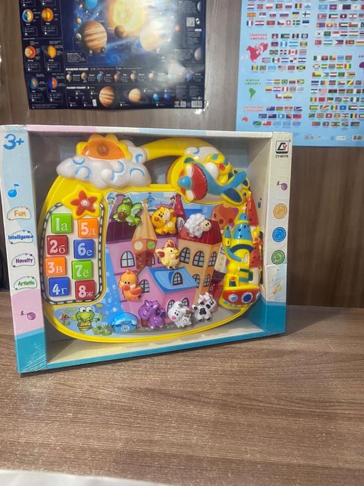 Детское пианино со звуками животных