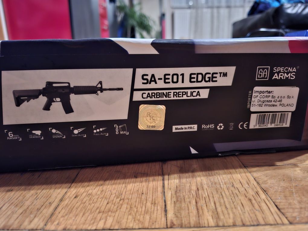 Airsoft 
SA-E01 EDGE 
Закупена от GUNFIRE.com
Изстреля