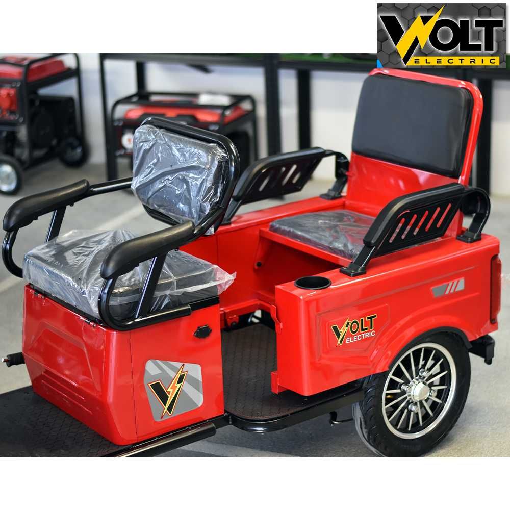 Двуместна CARGO електрическа триколка Volt Electric A10 1500W