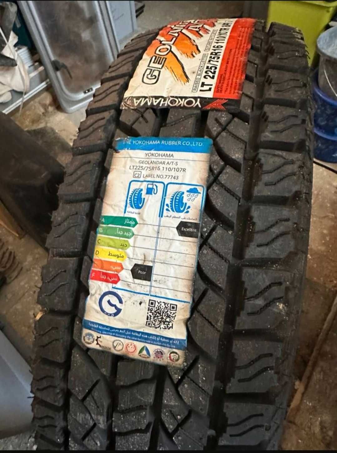 Гума Yokohama Geolandar A/T-S (G012) – всесезонна гума LT225/75R16