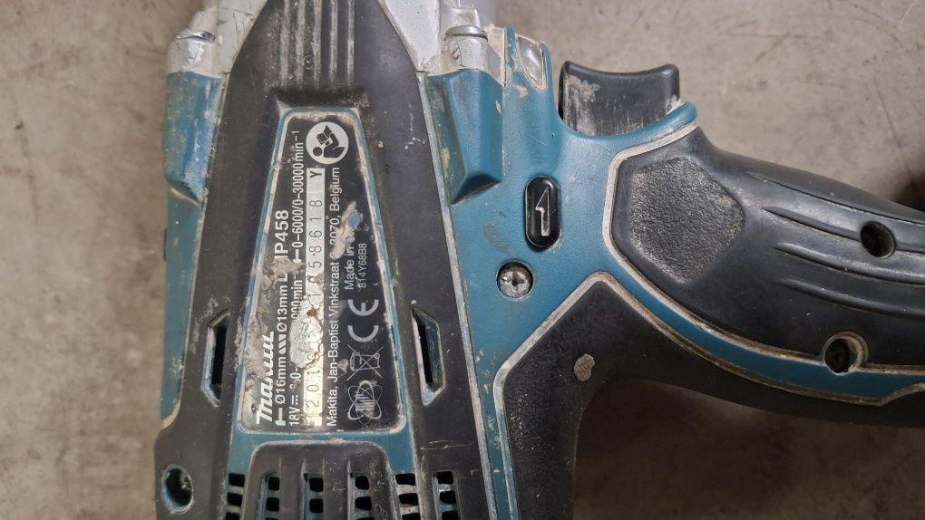 Винтоверт Makita dhp458 батерия,зарядно куфар