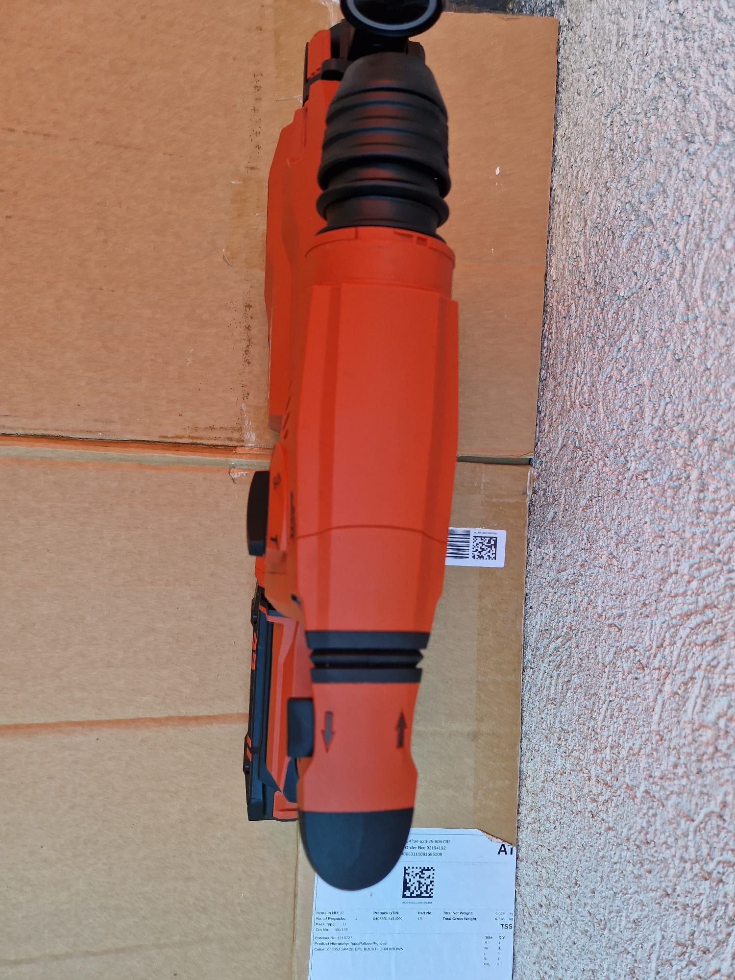 Hilti rotopercutor pe acumulatori cu aspirator