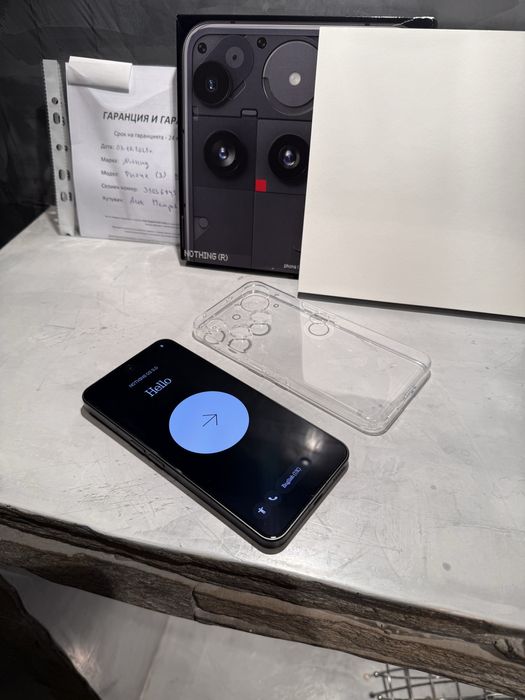 КАТО ЧИСТО НОВ Nothing Phone 3 512GB Black