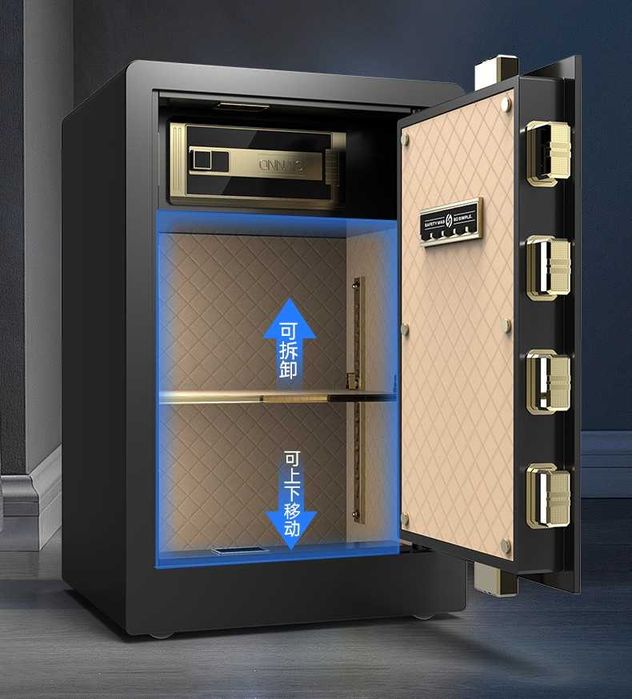 сейф с отпечатком пальца/ уч кулфли сейф/ деворга котирадиган/пароллик