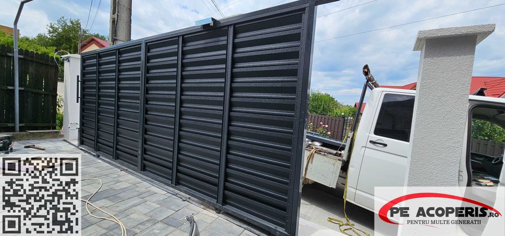 Gard model jaluzea - model jaluzea - model poarta jaluzea -modele gard