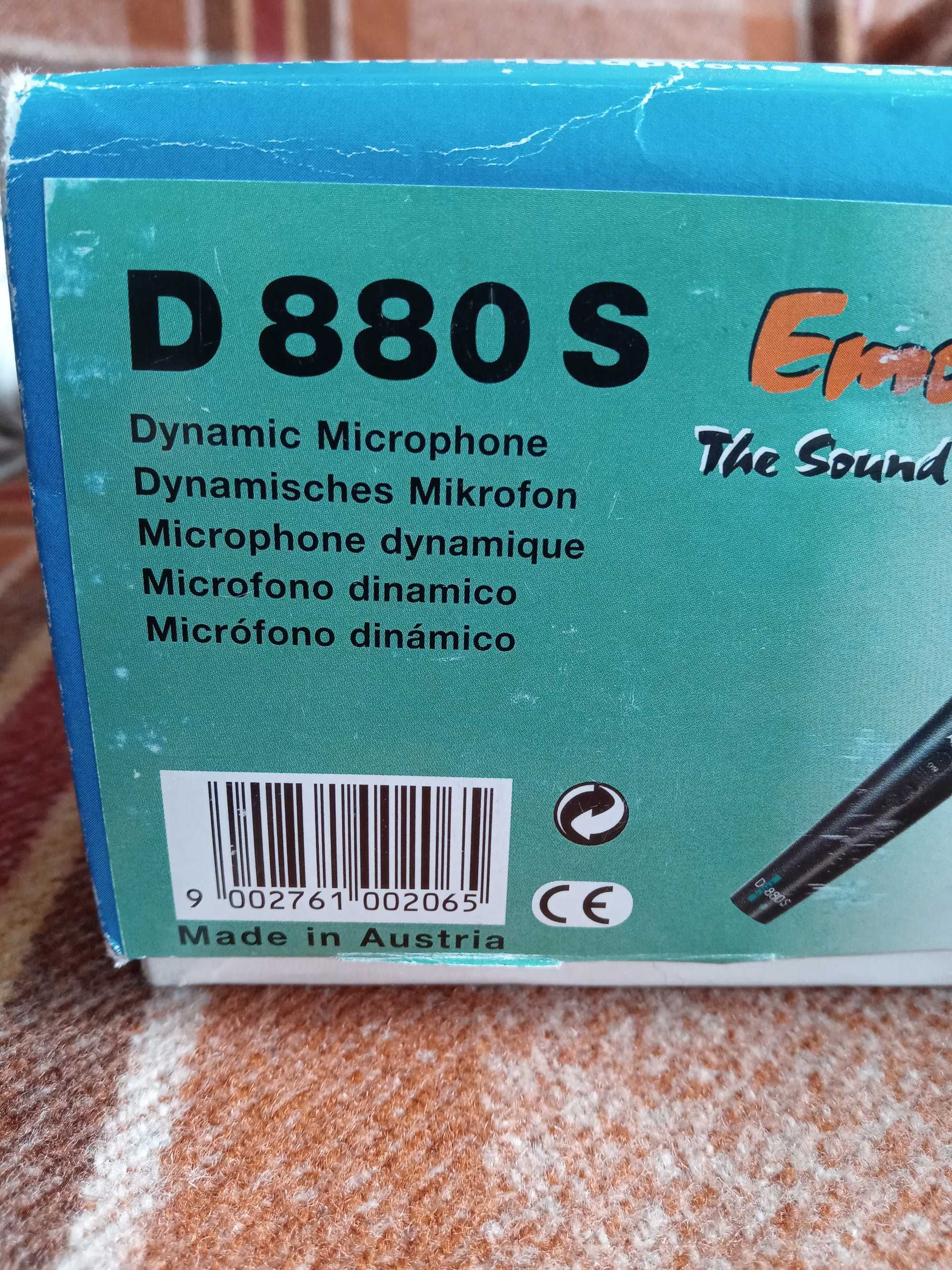 AKG D880S Dynamic Microphone НОВ!!!Оригинал Внос от Германия