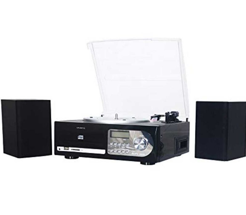 Majestic TT 38R CD TP USB SD грамофон CD/MP3 плейър касетофон рекордер