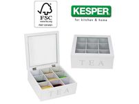 НОВИ! Kутия за чай Kesper 9 отделения