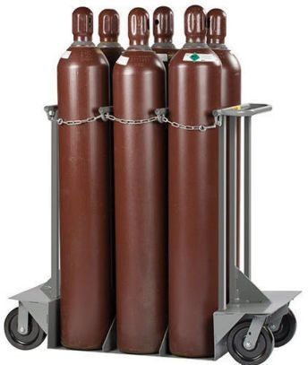 Тележка под кислородные баллоны,азот,аргон,гелий баллоны.