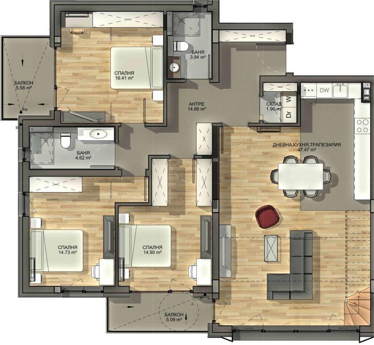 Мезонет за продажба в ж.к. Драгалевци