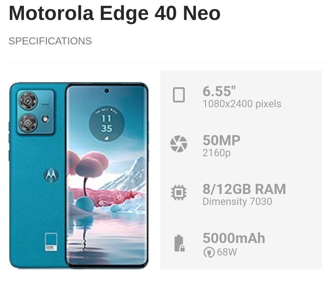 Motorola EDGE 40 NEO sigilat