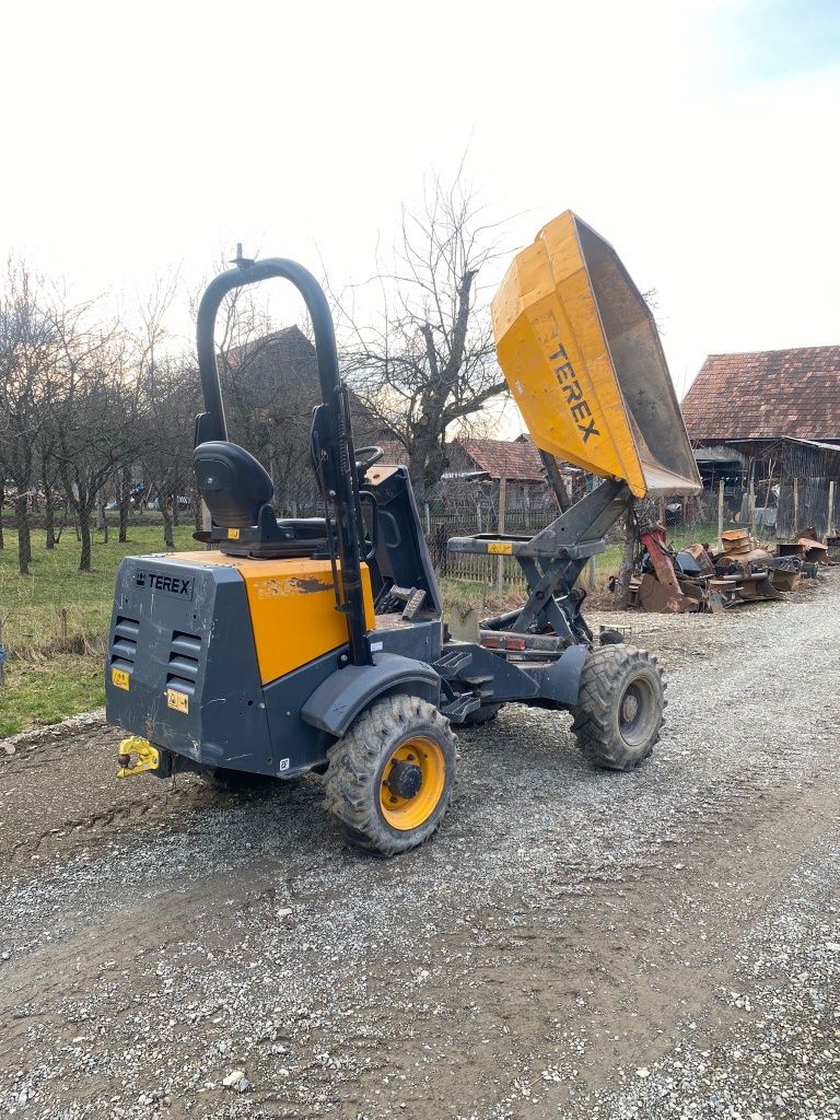 Dumper terex 2017 bena rotativa+se ridica 4t