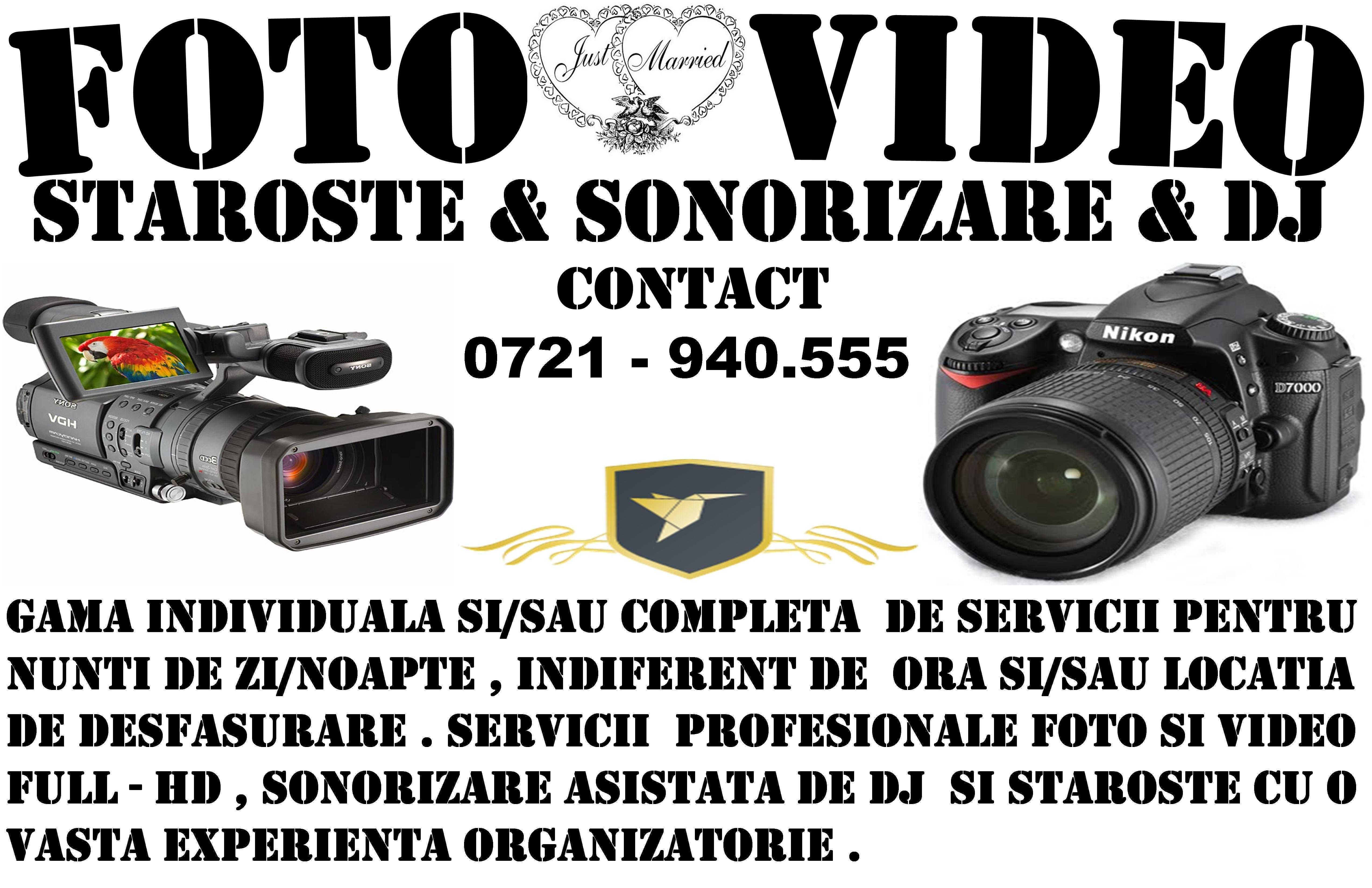 servicii foto | video | sonorizare - nunti de zi | noapte