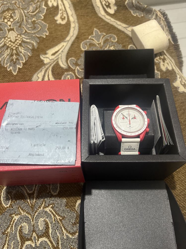 Часы omega swatch mission to the mars