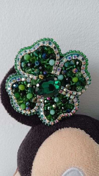 Brosa handmade trifoi