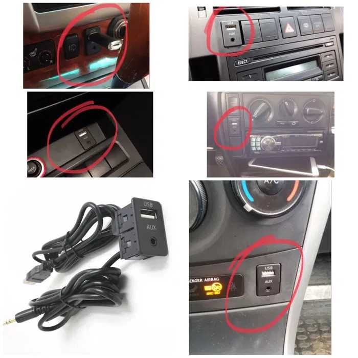 Conector Mufa Cablu USB Aux Auto Jack Aux Auto USB Jack Auxiliar