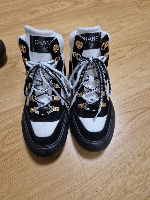 Chanel боти с грайфер за сняг