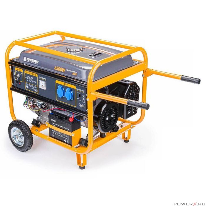 Generator curent electric 6500 W, 6.5 KW, 220 V, motor 15cp,