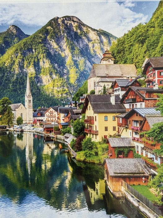 Чисто нов пъзел от 1000 части картина Халщат, Hallstatt