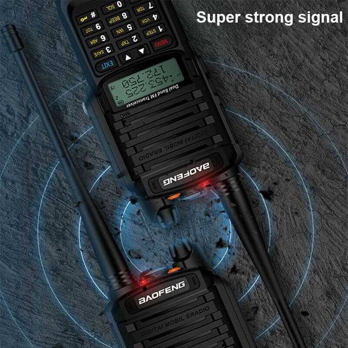 Нови 2025 BAOFENG 9R PLUS 22W 11000MAH двубандова Радиостанция Водоуст