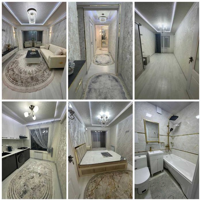 Olmazor tumani Qora-qamish mavzesida 3 xonali evro remont uy sotuvda