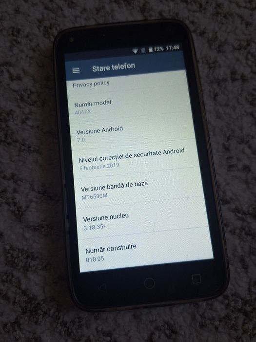 Telefon Alcatel U5.