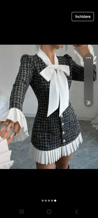 Rochie shein cu mânecă