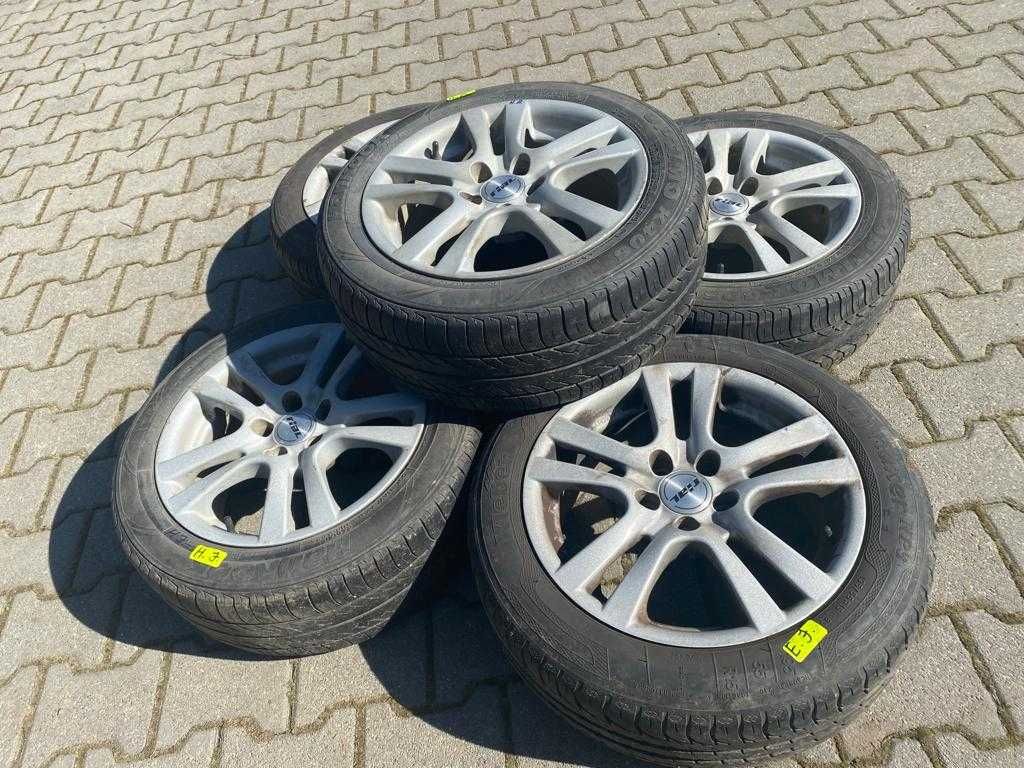 Vând 5 jante din aluminiu Rial, cu anvelope Hankook - 195/55R15