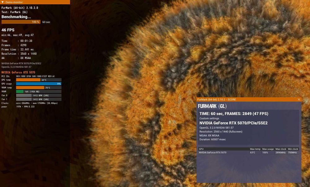 Placa video Gainward GeForce RTX 5070 Python III 12GB