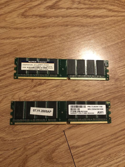 Ram DDR 512MB Рам памет