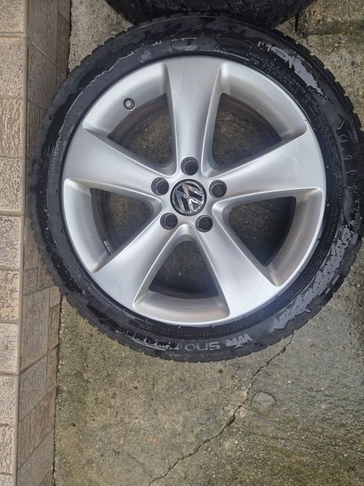 Jante r17 5x112 + anvelope iarna 205 50 R17