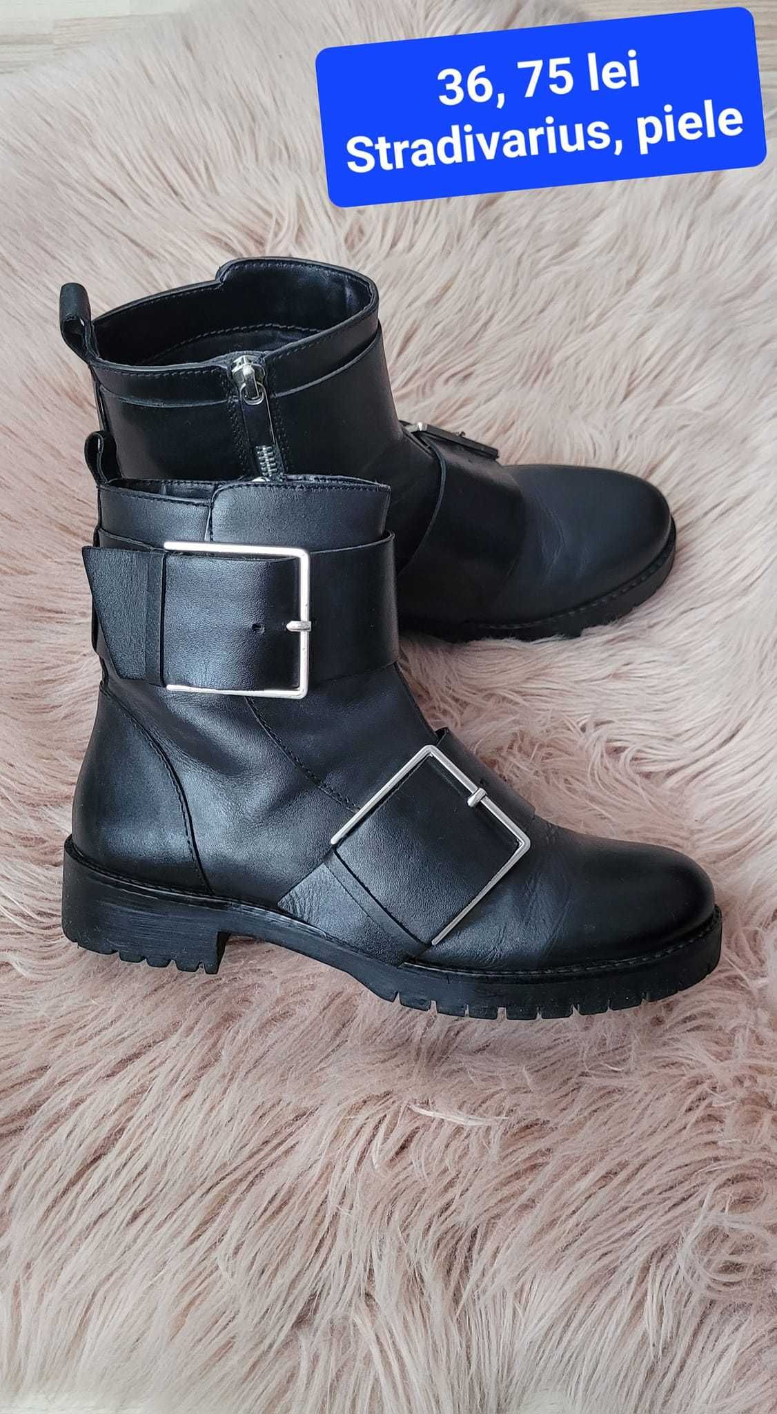 Ghete piele Stradivarius, mar. 36