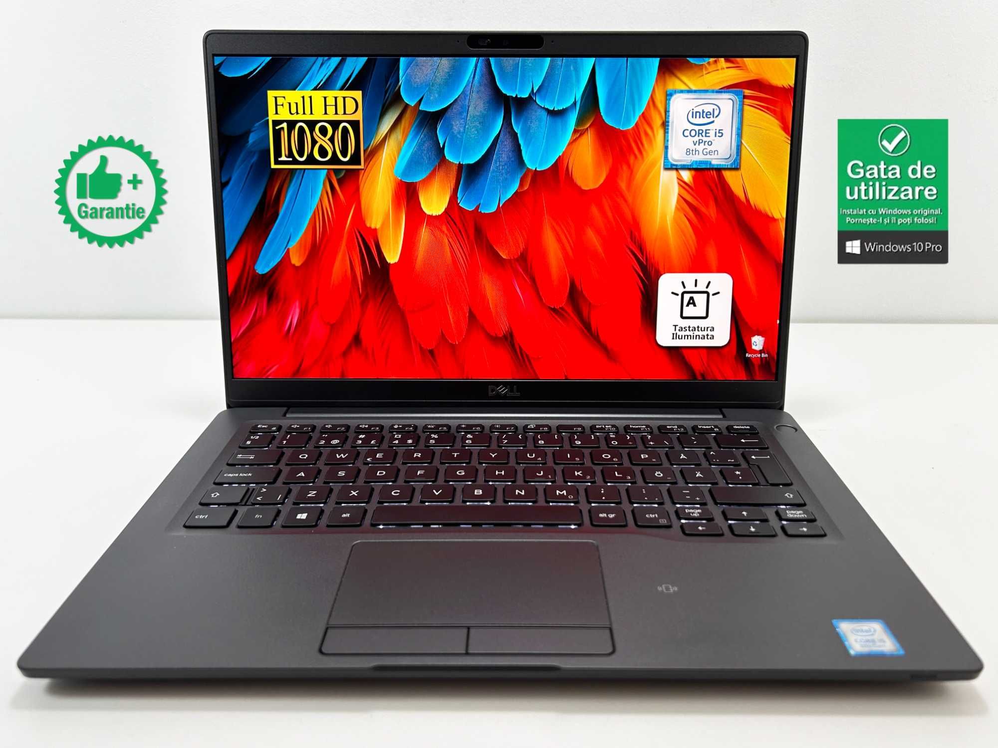 Laptop DELL Latitude FullHD i5 GEN 8TH taste iluminate CA NOU