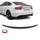 Eleron Portbagaj Lip Codita Audi A5 B8 Sportback (09-16), Negru Lucios