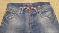 Pantaloni jeans blugi TOMMY HILFIGER albastri W31 (talia)