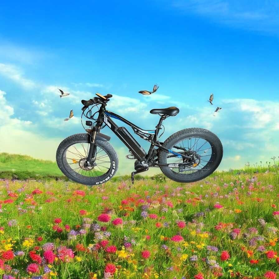 Bafang Mid-drive 48V 1000W 26" Electric Fat  Bike 15Ah/720Wh Battery