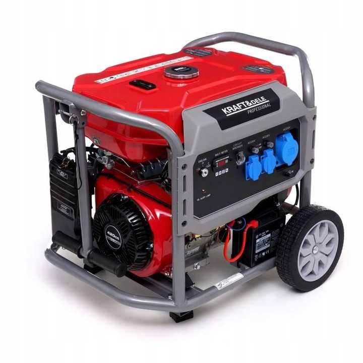 Generator curent 6.4kW 230V+pornire cheie+manere roti (KD634)