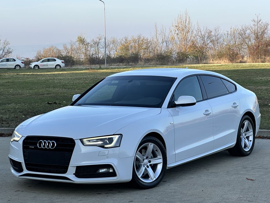 Audi A5 2.0tdi Quattro 4X4 Automat Pachet S-Line /Alb Perlat Alcantara