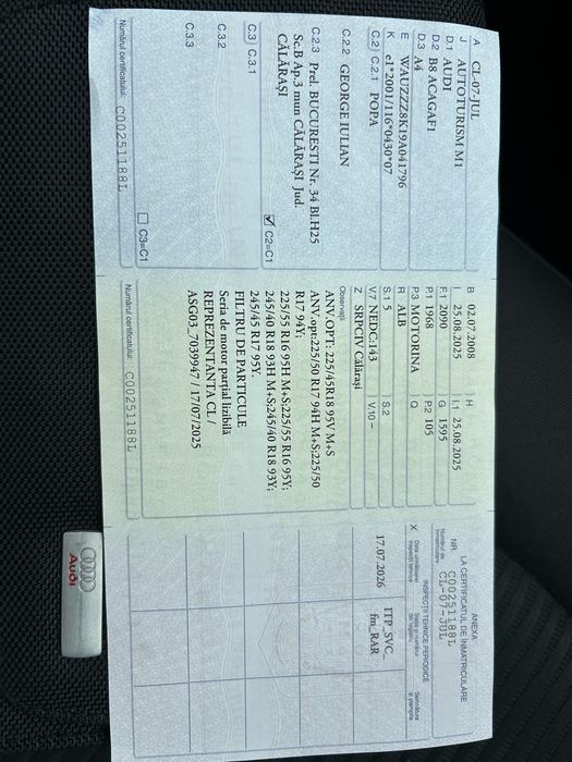 Audi a 4 de vanzare 2,0 TDI