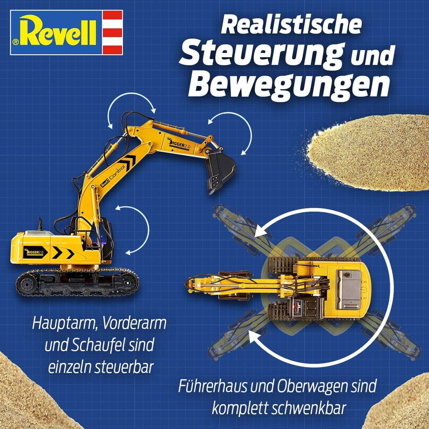 Revell RC Bagger Digger Гъсеничен багер с дистанционно управление