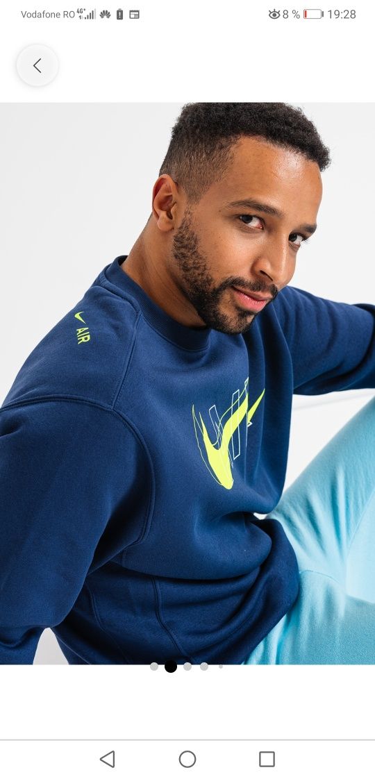 Bluza sport Nike barbati mânecă lunga