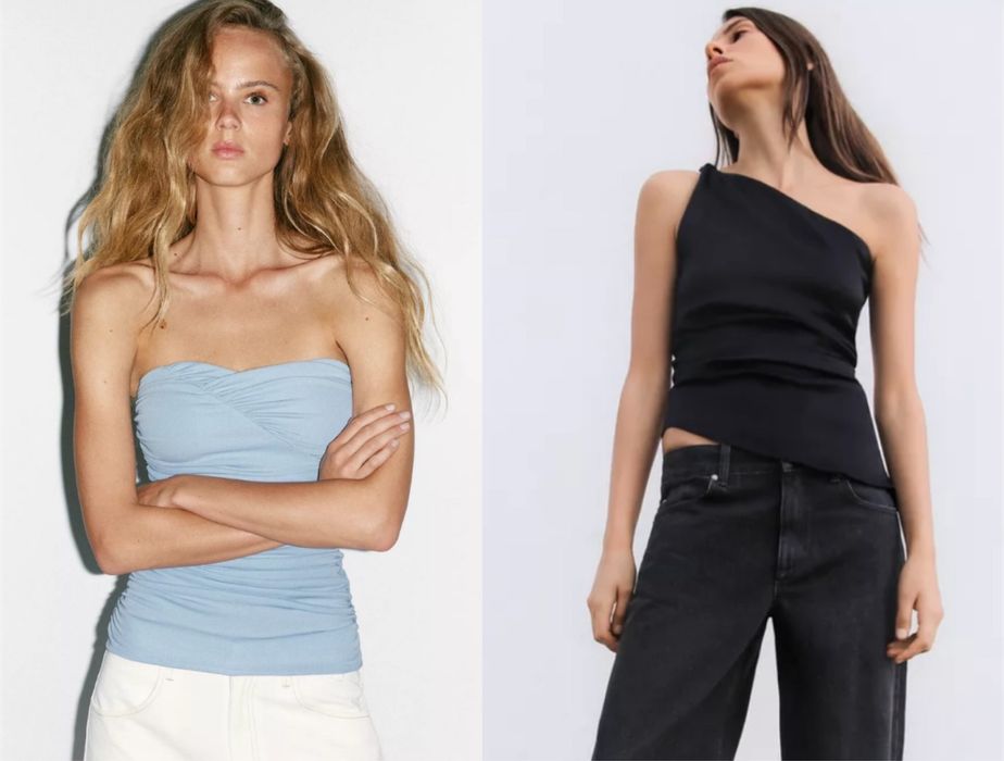 Нови Топове  с етикети Зара/Zara