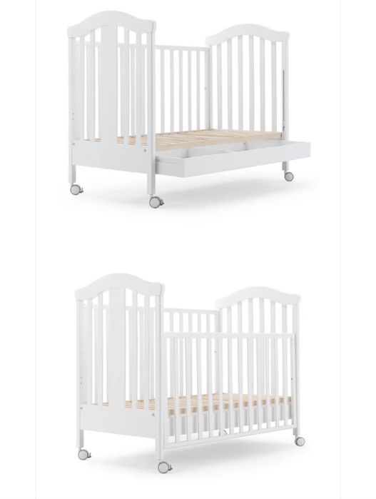 Patut copii lemn fag+saltea cocos