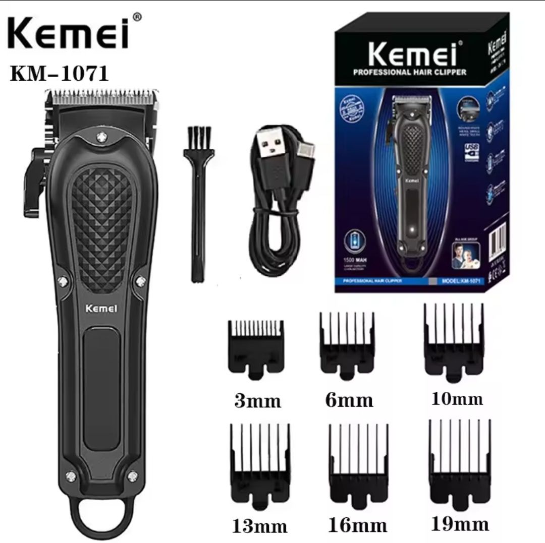 Професионална Безжична ел. машинка за подстригване Kemei KM-1071