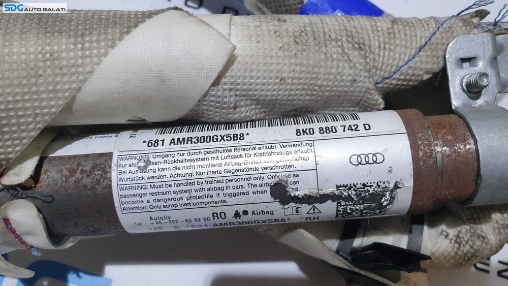Airbag Cortina Dreapta Audi A4 B8 2008 - 2015 Cod 8K0880742D