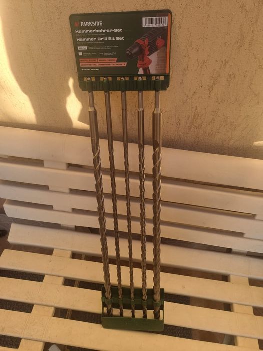 Set 4 burghie pentru ciocan rotopercutor